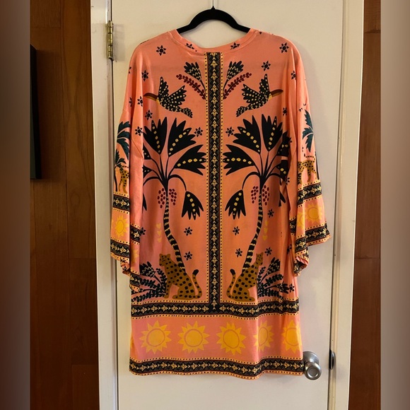 Anthropologie Farm Rio Printed Shift Mini Dress - Picture 3 of 8